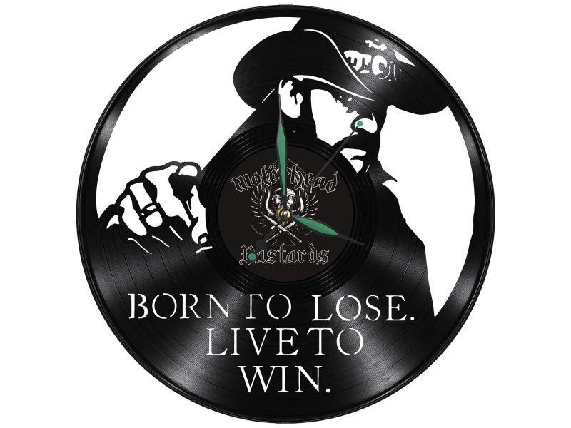 Motorhead Zegar Ścienny Z Płyty Winylowej Prezent Upominek Personalizacja EVEVO Z0298