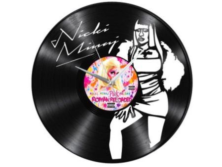 Nicki Minaj Zegar Ścienny Z Płyty Winylowej Prezent Upominek Personalizacja EVEVO Z0299