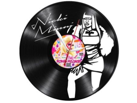 Nicki Minaj Zegar Ścienny Z Płyty Winylowej Prezent Upominek Personalizacja EVEVO Z0299