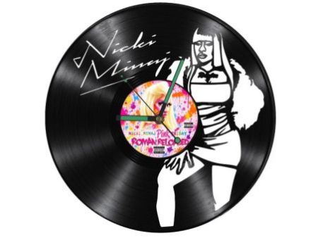Nicki Minaj Zegar Ścienny Z Płyty Winylowej Prezent Upominek Personalizacja EVEVO Z0299