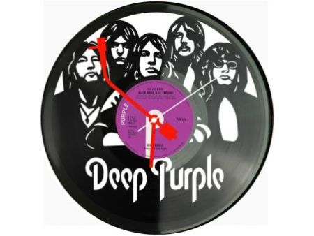Deep Purple Zegar Ścienny Z Płyty Winylowej Prezent Upominek Personalizacja EVEVO Z0213