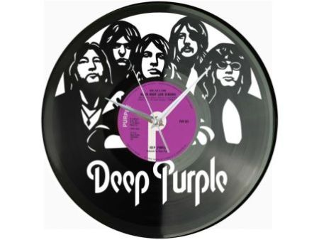 Deep Purple Zegar Ścienny Z Płyty Winylowej Prezent Upominek Personalizacja EVEVO Z0213