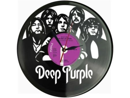 Deep Purple Zegar Ścienny Z Płyty Winylowej Prezent Upominek Personalizacja EVEVO Z0213