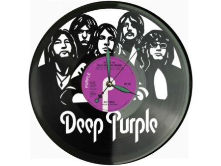Deep Purple Zegar Ścienny Z Płyty Winylowej Prezent Upominek Personalizacja EVEVO Z0213