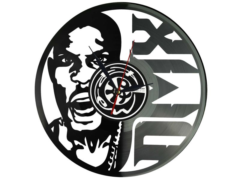 DMX Zegar Ścienny Z Płyty Winylowej Prezent Upominek Personalizacja EVEVO Z0215