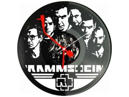 Rammstein Zegar Ścienny Z Płyty Winylowej Prezent Upominek Personalizacja EVEVO Z0216