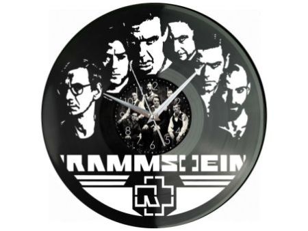 Rammstein Zegar Ścienny Z Płyty Winylowej Prezent Upominek Personalizacja EVEVO Z0216
