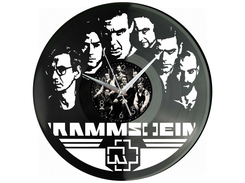 Rammstein Zegar Ścienny Z Płyty Winylowej Prezent Upominek Personalizacja EVEVO Z0216