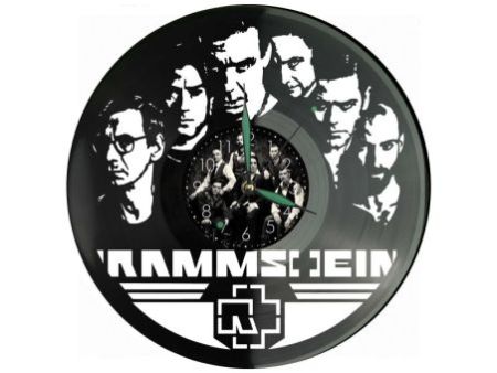 Rammstein Zegar Ścienny Z Płyty Winylowej Prezent Upominek Personalizacja EVEVO Z0216