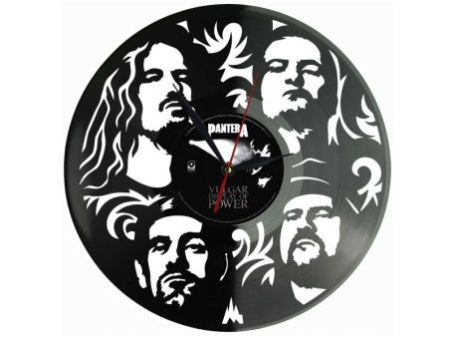 Pantera Zegar Ścienny Z Płyty Winylowej Prezent Upominek Personalizacja EVEVO Z0217