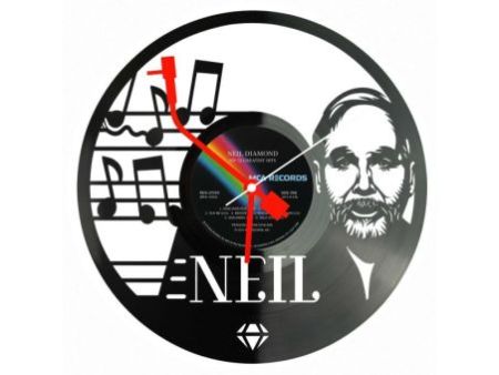 Neil Diamond Zegar Ścienny Z Płyty Winylowej Prezent Upominek Personalizacja EVEVO Z0218