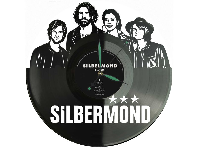 Silbermond Zegar Ścienny Z Płyty Winylowej Prezent Upominek Personalizacja EVEVO Z0219
