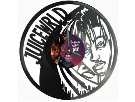 Juice WRLD Zegar Ścienny Z Płyty Winylowej Prezent Upominek Personalizacja EVEVO Z0220
