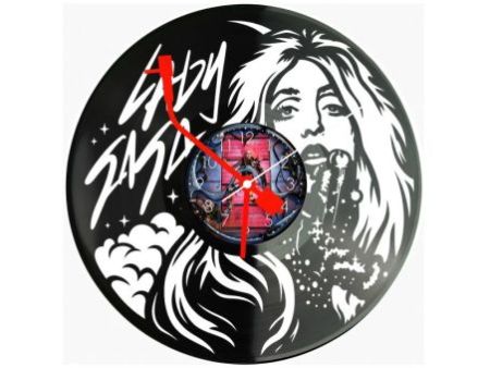 Lady Gaga Zegar Ścienny Z Płyty Winylowej Prezent Upominek Personalizacja EVEVO Z0221