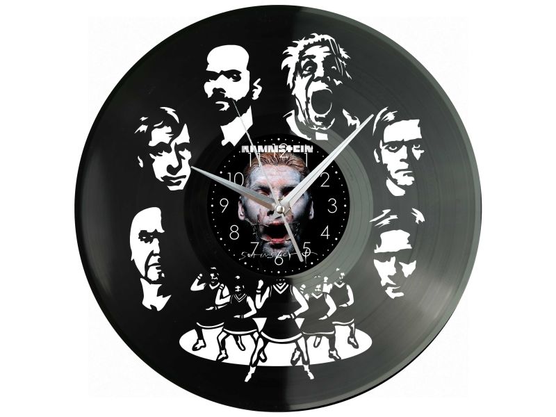 Rammstein Zegar Ścienny Z Płyty Winylowej Prezent Upominek Personalizacja EVEVO Z0222