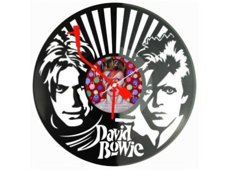David Bowie Zegar Ścienny Z Płyty Winylowej Prezent Upominek Personalizacja EVEVO Z0223