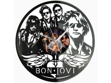 Bon Jovi Zegar Ścienny Z Płyty Winylowej Prezent Upominek Personalizacja EVEVO Z0224