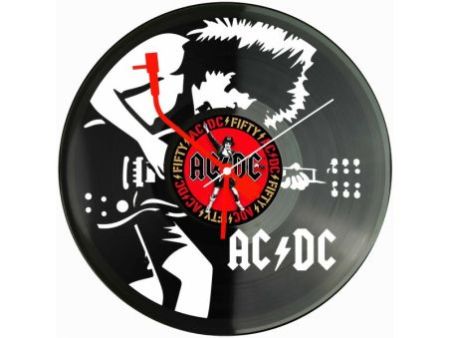 ACDC Zegar Ścienny Z Płyty Winylowej Prezent Upominek Personalizacja EVEVO Z0225