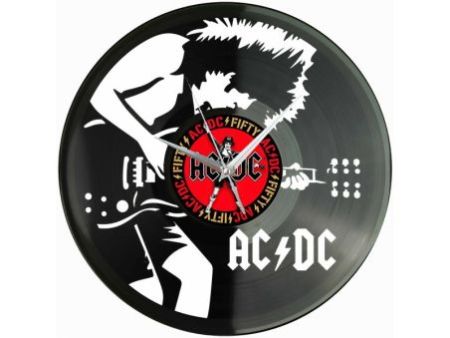 ACDC Zegar Ścienny Z Płyty Winylowej Prezent Upominek Personalizacja EVEVO Z0225