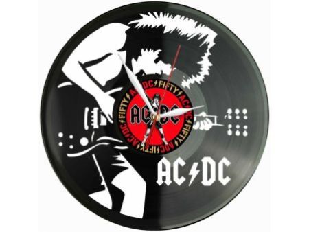 ACDC Zegar Ścienny Z Płyty Winylowej Prezent Upominek Personalizacja EVEVO Z0225