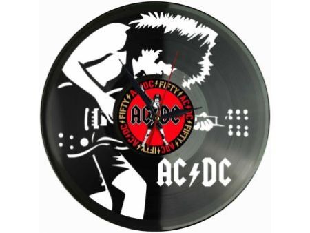 ACDC Zegar Ścienny Z Płyty Winylowej Prezent Upominek Personalizacja EVEVO Z0225