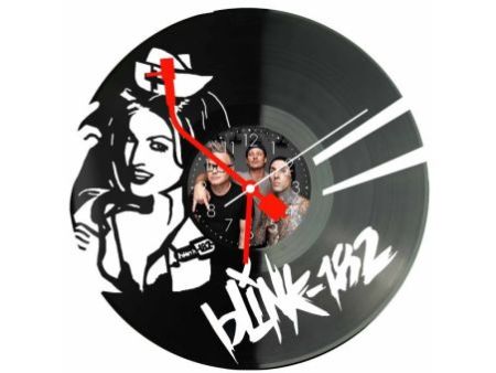 BLINK182 Zegar Ścienny Z Płyty Winylowej Prezent Upominek Personalizacja EVEVO Z0229