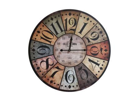 DUŻY ZEGAR ŚCIENNY 3D DIY 70cm-130cm czarny