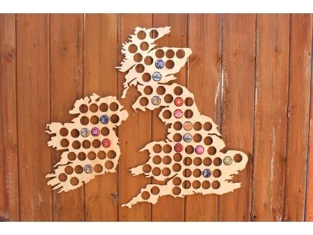 MAPA ANGLIA UK NA KAPSLE TABLICA PIWA PIWNA 90x60CM