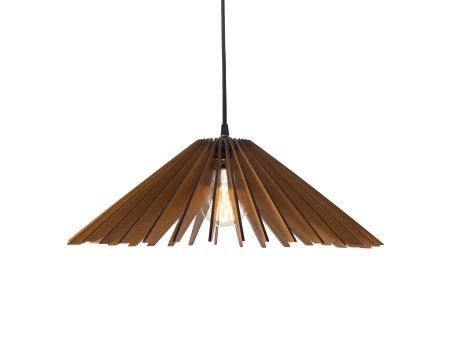 LAMPA WISZĄCA SUFITOWA RĘCZNIE ROBIONA DREWNIANA ŻYRANDOL EVEVO L0061