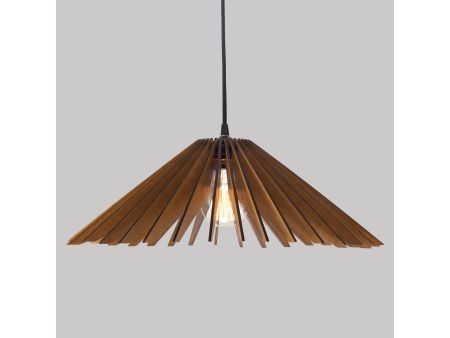 LAMPA WISZĄCA NOWOCZESNA RĘCZNIE ROBIONA DREWNIANA ŻYRANDOL ABAŻUR DREWNO PREZENT EVEVO