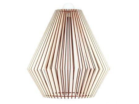 L0062 LAMPA WISZĄCA NOWOCZESNA RĘCZNIE ROBIONA DREWNIANA ŻYRANDOL ABAŻUR DREWNO PREZENT EVEVO