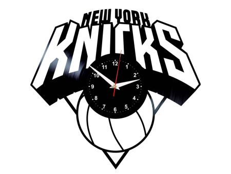 NEW YORK KNICKS ZEGAR ŚCIENNY DEKORACYJNY NOWOCZESNY PŁYTA WINYLOWA VINYL NA PREZENT EVEVO