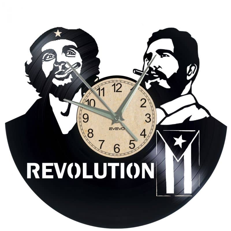  Wall Clock Compatible with Che Guevara - Fidel Castro