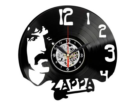 FRANK ZAPPA ZEGAR ŚCIENNY DEKORACYJNY NOWOCZESNY PŁYTA WINYLOWA WINYL NA PREZENT EVEVO EVEVO.PL W1321