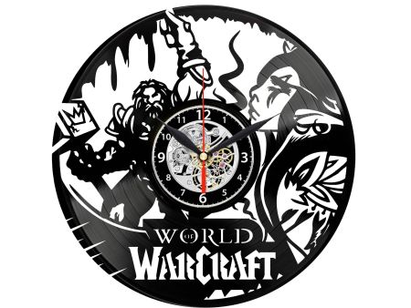 WORLD OF WARCRAFT ZEGAR ŚCIENNY DEKORACYJNY NOWOCZESNY PŁYTA WINYLOWA WINYL NA PREZENT EVEVO EVEVO.PL