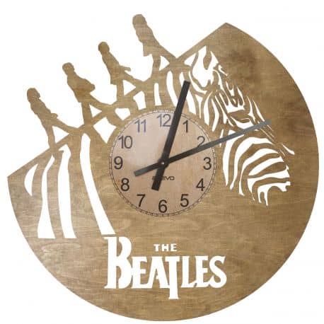 The Beatles Zegar Ścienny Drewniany