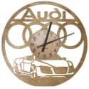 Audi Zegar Ścienny Drewniany Dekoracyjny Nowoczesny na Prezent 109 Kolorów