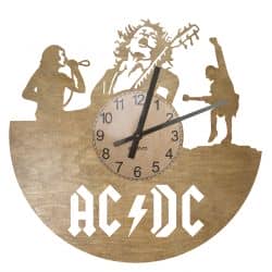 ACDC Zegar Ścienny Drewniany Dekoracyjny Nowoczesny na Prezent 109 Kolorów