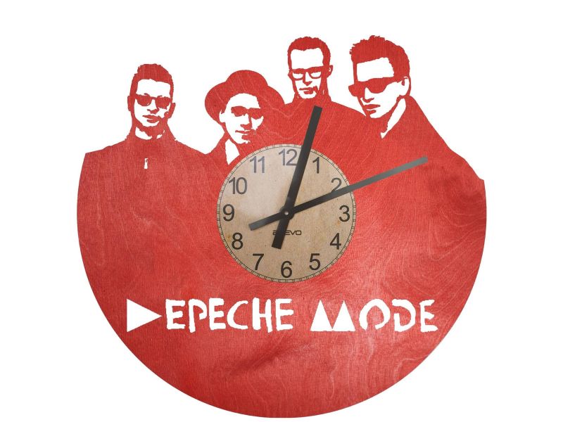 Depeche Mode Zegar Ścienny Drewniany