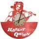 Harley Quinn Zegar Ścienny Drewniany