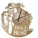 Piękna i Bestia Zegar Ścienny Drewniany Dekoracyjny Nowoczesny na Prezent 109 Kolorów