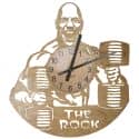 Dwayne the rock Johnson Zegar Ścienny Drewniany Dekoracyjny Nowoczesny na Prezent 109 Kolorów