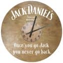 Jack Daniels Zegar Ścienny Drewniany Dekoracyjny Nowoczesny na Prezent 109 Kolorów