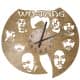 Wu-Tang Zegar Ścienny Drewniany Dekoracyjny Nowoczesny na Prezent 109 Kolorów