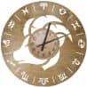 Znak Zodiaku Baran Zegar Ścienny Drewniany Dekoracyjny Nowoczesny na Prezent 109 Kolorów