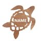 Żółw Twoje Imię Dekoracja Drewniana Dla Niej lub Dla Niego na Prezent 109 Kolorów do Wyboru