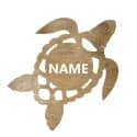 Żółw Twoje Imię Dekoracja Drewniana Ścienna Dla Niej lub Dla Niego na Prezent 109 Kolorów do Wyboru