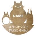 Studio Ghibli Twoje Imię Dekoracja Drewniana Ścienna Dla Niej lub Dla Niego na Prezent 109 Kolorów do Wyboru