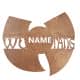 Wu-Tang Twoje Imię Dekoracja Drewniana Dla Niej lub Dla Niego na Prezent 109 Kolorów do Wyboru