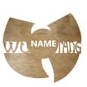Wu-Tang Twoje Imię Dekoracja Drewniana Ścienna Dla Niej lub Dla Niego na Prezent 109 Kolorów do Wyboru